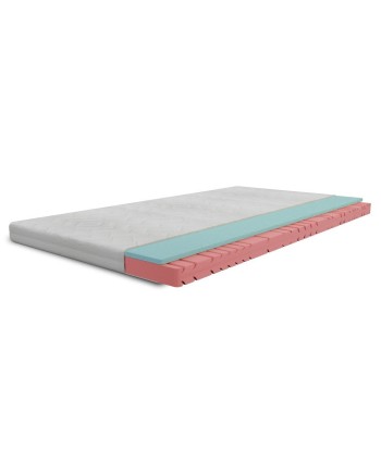 Matelas Vasco Memory Small, 14 cm mousse HR + 4 cm Mémoire de forme Gel, 18 cm les muscles