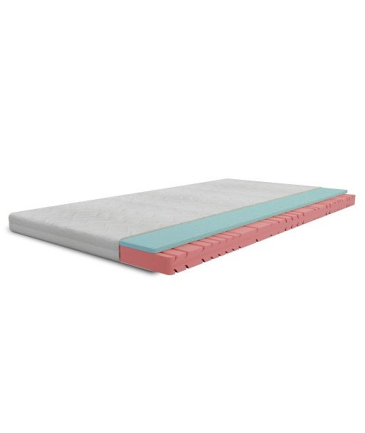 Matelas Vasco Memory Small, 14 cm mousse HR + 4 cm Mémoire de forme Gel, 18 cm les muscles