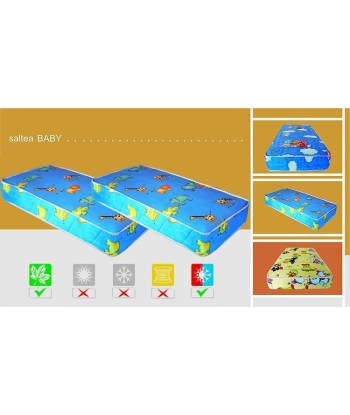 Matelas pour enfants en mousse de polyuréthane, 8 cm, 0-2 ans ouvre sa boutique