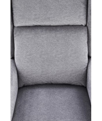 Fauteuil inclinable tapissé de tissu Agustin Gris, l75xA92xH107 cm de la marque