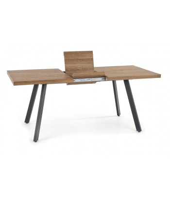 Table extensible en MDF et métal Berlin Honey Noyer / Noir, L140-180xl85xH76 cm meilleur choix