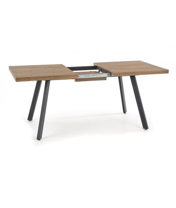 Table extensible en MDF et métal Berlin Honey Noyer / Noir, L140-180xl85xH76 cm meilleur choix