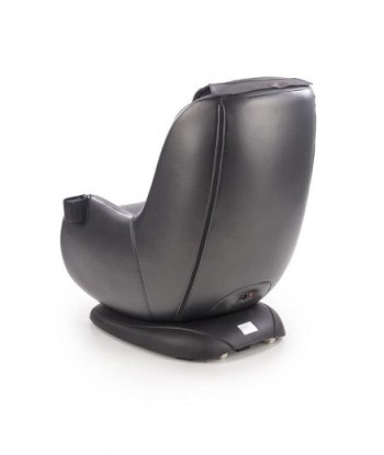 Fauteuil fixe recouvert de cuir écologique, avec fonction massage Dopio Gris, l69xA70xH94 cm les muscles