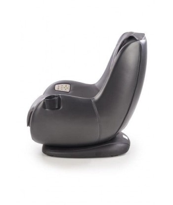 Fauteuil fixe recouvert de cuir écologique, avec fonction massage Dopio Gris, l69xA70xH94 cm les muscles