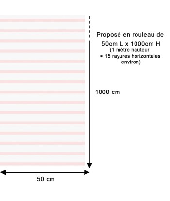 Papier peint rayures - Alice solde