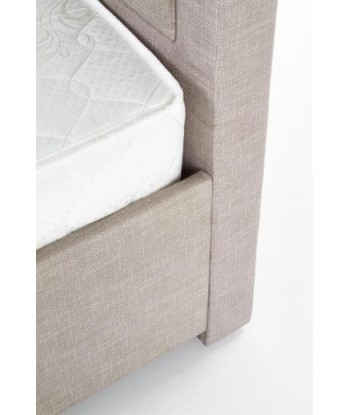 Lit recouvert de tissu Evora Beige Les êtres humains sont 