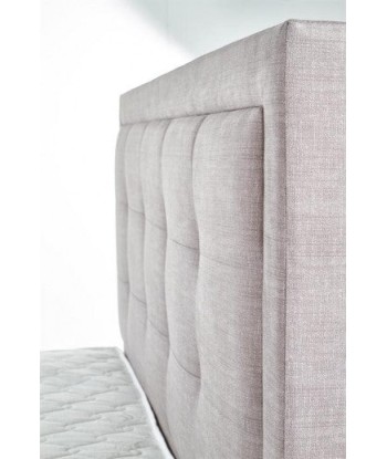 Lit recouvert de tissu Evora Beige Les êtres humains sont 