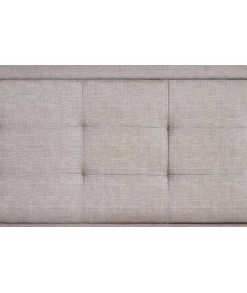 Lit recouvert de tissu Evora Beige Les êtres humains sont 