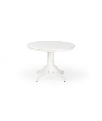 Table Gloster MDF et bois blanc, Ø106xH75 cm Comparez et commandez 