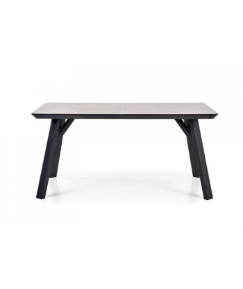 Table MDF et métal Halifax Gris / Noir, L160xl90xH76 cm 50-70% off 