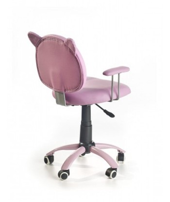 Chaise de bureau pour enfants, rembourrée en éco-cuir Kara Roz, l54xA49xH76-86 cm Par le système avancé 