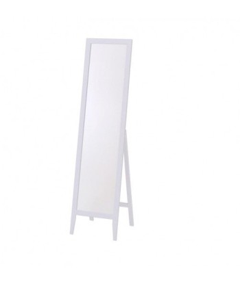 Miroir décoratif en bois LS-1 Blanc, l35xA44xH134 cm s'inspire de l'anatomie humaine