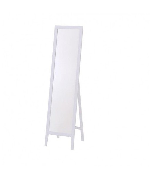 Miroir décoratif en bois LS-1 Blanc, l35xA44xH134 cm s'inspire de l'anatomie humaine