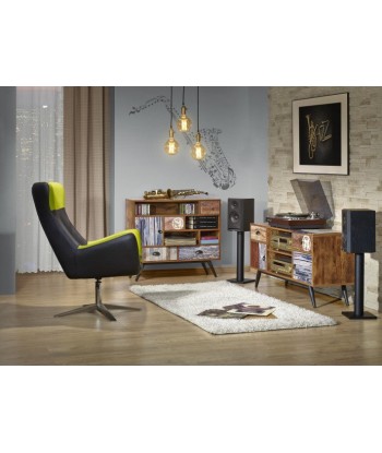 Commode TV en bois et métal, avec 2 tiroirs et 2 portes Mezo RTV-1 Multicolor, l120xA39xH60 cm Le MVP de beaucoup