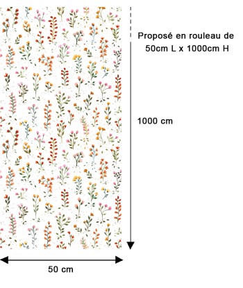 Papier peint floral – Fleurs Bucoliques Les êtres humains sont 