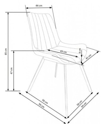 Set de table en MDF et métal Pixel 2 Chêne / Noir + 3 chaises rembourrées avec éco-cuir K279 Gris, Ø120xH76 cm en linge