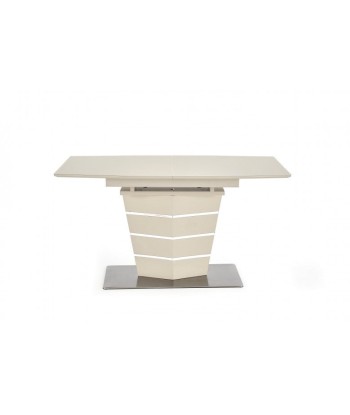 Table extensible en MDF et métal Sorento Beige, L140-180xl80xH76 cm commande en ligne