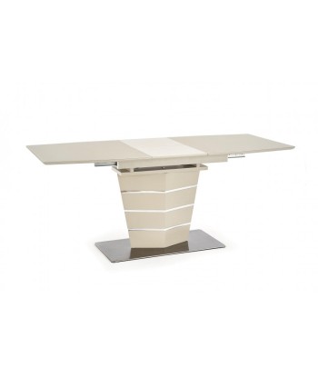 Table extensible en MDF et métal Sorento Beige, L140-180xl80xH76 cm commande en ligne