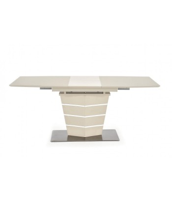 Table extensible en MDF et métal Sorento Beige, L140-180xl80xH76 cm commande en ligne