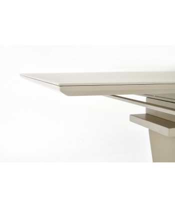 Table extensible en MDF et métal Sorento Beige, L140-180xl80xH76 cm commande en ligne