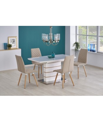 Table Toronto en MDF et métal, L140-180xl80xh76 cm 2024