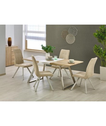 Table extensible en MDF et métal Chêne Trevor Sonoma, L130-170xl80xH76 cm shop