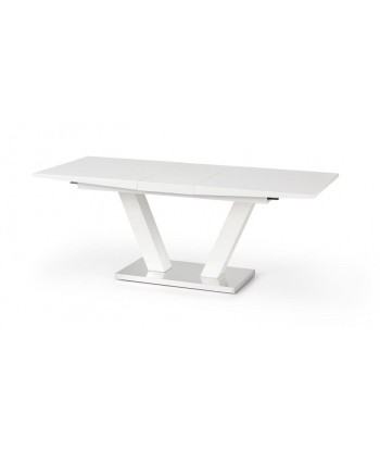 Table extensible en MDF et métal Vision Blanc, L160-200xl90xH76 cm Comment ça marche