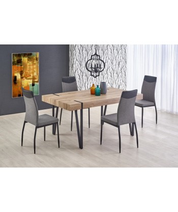 Table Yohann en MDF et métal, L170xl90xh76 cm en stock