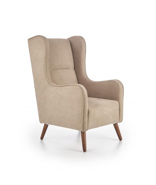 Fauteuil tapissé de tissu Chester Beige, l67xA85xH114 cm de l' environnement