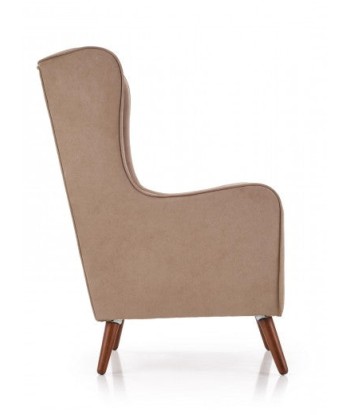 Fauteuil tapissé de tissu Chester Beige, l67xA85xH114 cm de l' environnement