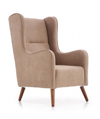 Fauteuil tapissé de tissu Chester Beige, l67xA85xH114 cm de l' environnement