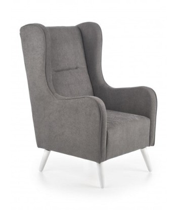 Fauteuil tapissé de tissu Chester Dark Gris, l67xA85xH114 cm votre