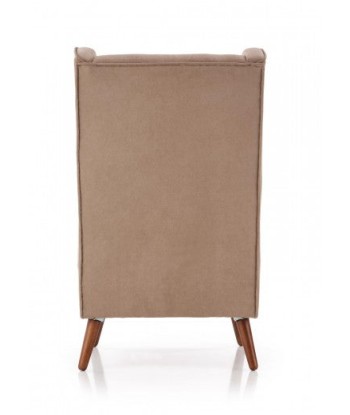 Fauteuil tapissé de tissu Chester Beige, l67xA85xH114 cm de l' environnement