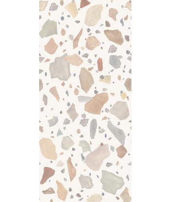 Papier peint contemporain Terrazzo grands motifs aquarelle de technologie