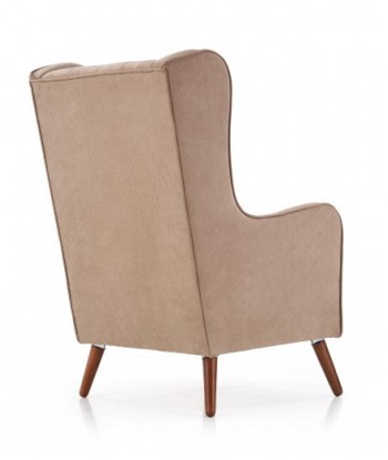 Fauteuil tapissé de tissu Chester Beige, l67xA85xH114 cm de l' environnement