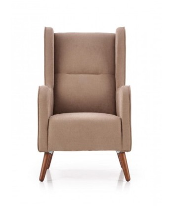 Fauteuil tapissé de tissu Chester Beige, l67xA85xH114 cm de l' environnement