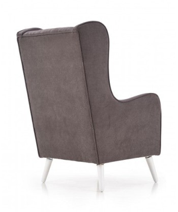 Fauteuil tapissé de tissu Chester Dark Gris, l67xA85xH114 cm votre