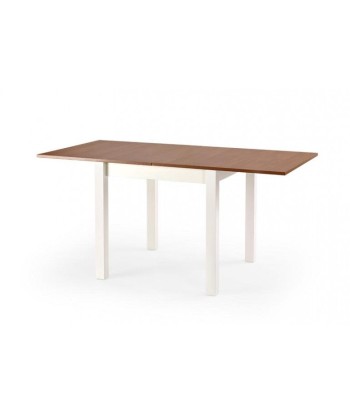 Table extensible en aggloméré et MDF Gracjan Alin / Blanc, L80-160xl80xH76 cm acheter en ligne