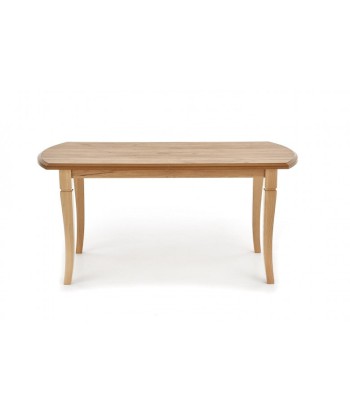 Table extensible en MDF et bois de hêtre Chêne Fryderyk, L160-240xl90xH74 cm s'inspire de l'anatomie humaine