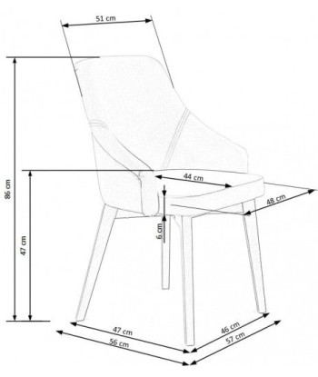 Ensemble table extensible en MDF et bois de hêtre Donovan Blanc / Chêne + 4 chaises rembourrées Toledo 2 Beige, L140-210xl90xH76 cm prix