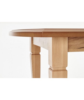 Table extensible en MDF et bois de hêtre Chêne Fryderyk, L160-240xl90xH74 cm s'inspire de l'anatomie humaine