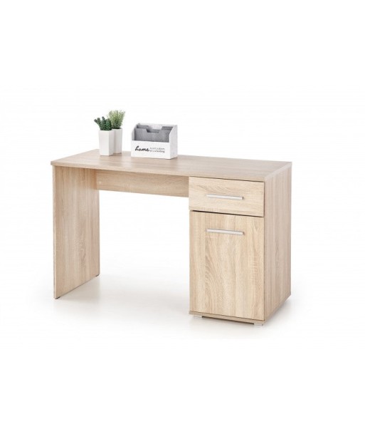 Bureau palette, avec 1 tiroir et 1 porte Lima B-1 Chêne Sonoma, L120xl55xH75 cm meilleur choix