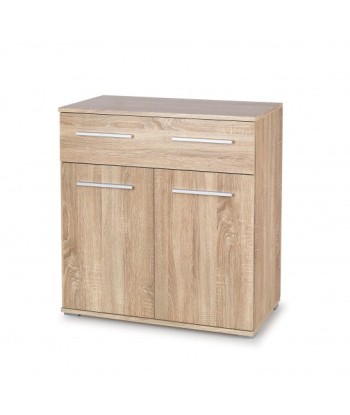 Commode avec 1 tiroir et 2 portes Lima KM-1 Chêne Sonoma, l77xA40xH82 cm Dans la société mordern