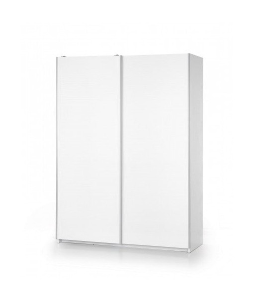 Armoire palette 2 portes coulissantes Lima S-1 Blanc, l153xA58xH210 cm pour bénéficier 