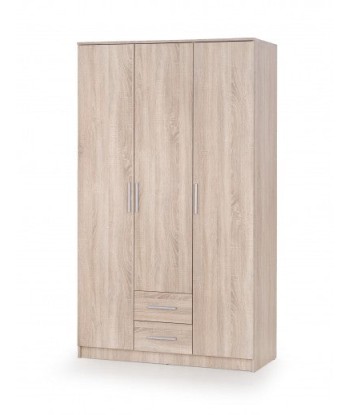 Armoire palette 3 portes et 2 tiroirs Lima S-3 Chêne Sonoma, l120xA52xH205 cm outlet