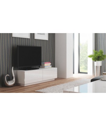 Livo RTV-160S Commode TV MDF blanc, l160xA40xH38 cm basket pas cher