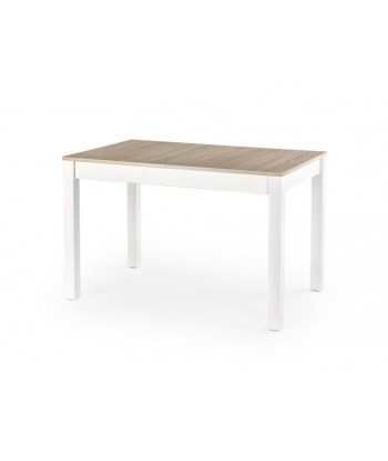 Table extensible en aggloméré et MDF Chêne Maurycy Sonoma / Blanc, L118-158xl75xH76 cm ouvre sa boutique