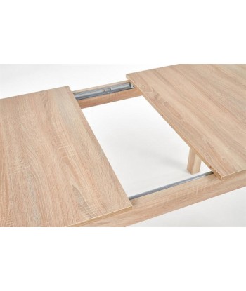 Table extensible en aggloméré et MDF Chêne Maurycy Sonoma, L118-158xl75xH76 cm pas cher