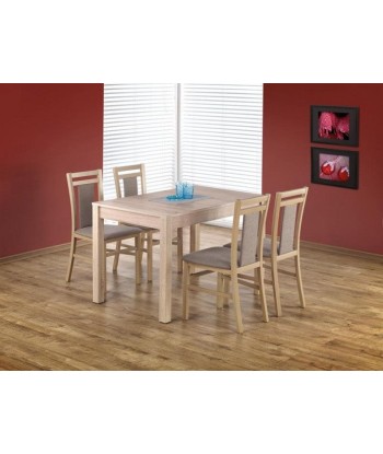 Table extensible en aggloméré et MDF Chêne Maurycy Sonoma, L118-158xl75xH76 cm pas cher