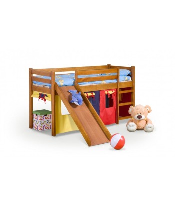 Lit au sol en pin avec toboggan pour enfants Neo Plus Arin, 190 x 80 cm chez Cornerstreet bien 